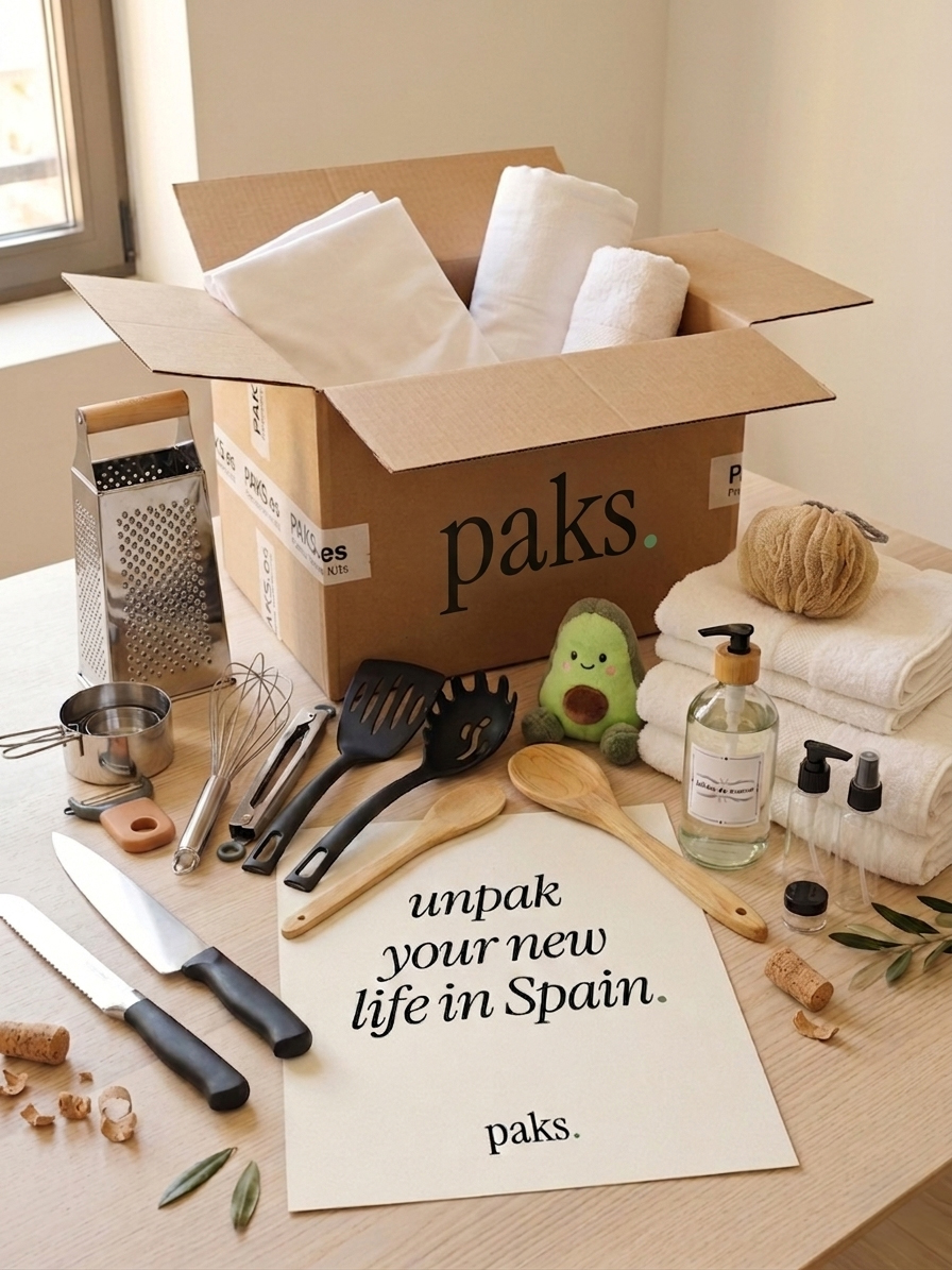 Complete PAKS arrival kit boxed and ready to deliver